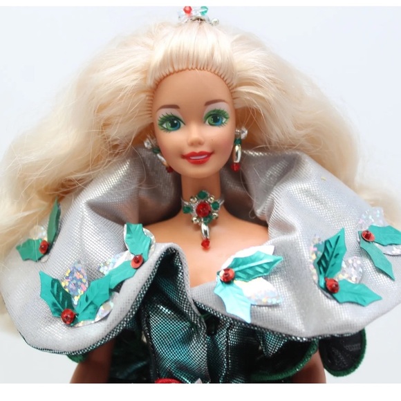 1995 Happy Holidays Barbie MIB - Picture 13 of 16